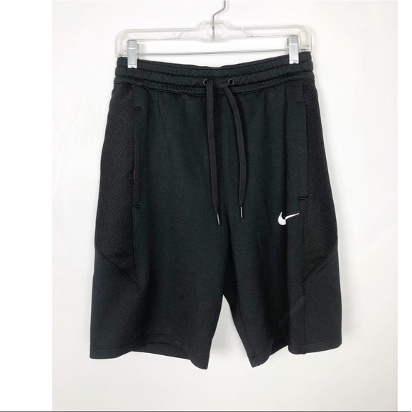 NIKE Drawstring Black Basketball Shorts S - Picture 2 of 8